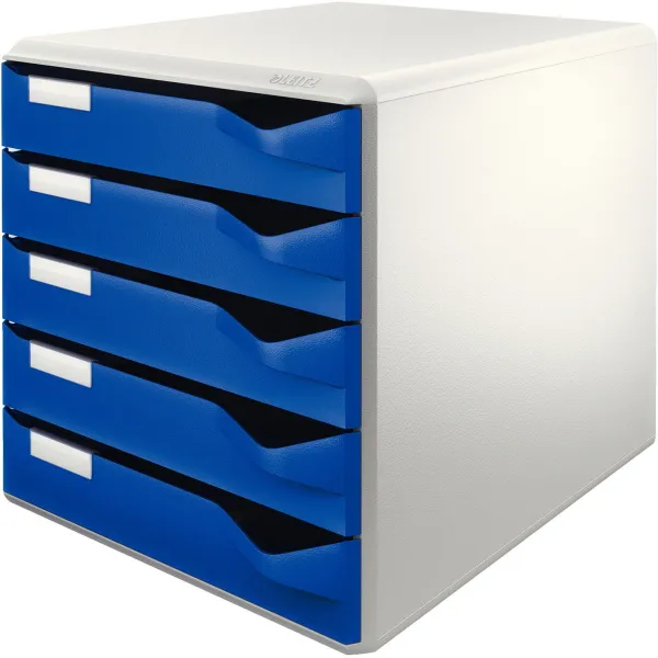 Leitz Post and Form Drawer Cabinet blue/white