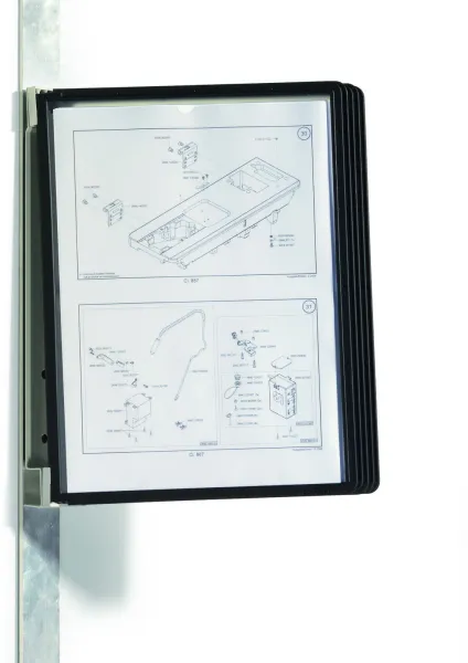 Durable Vario Magnet Filing System Black A4