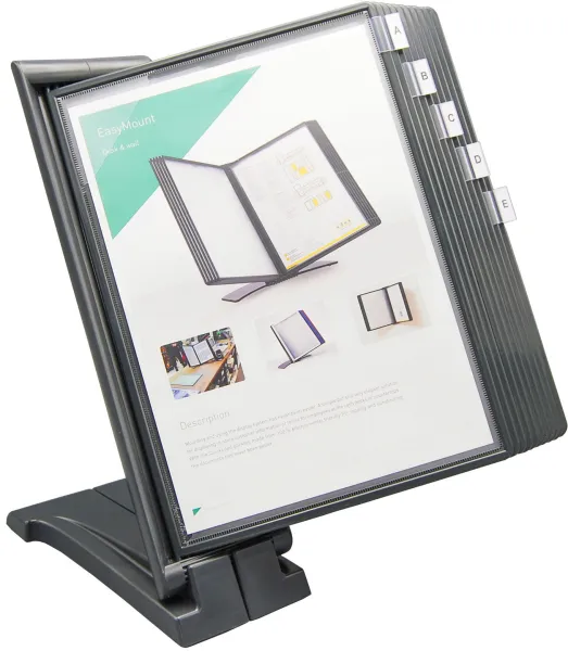 Q-connect Quickfind Filing System Anthracite Grey