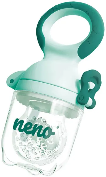 Fruit dummy teething ring with container