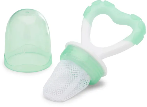 FLAVORILLO 2 in 1 fruit pacifier and teething toy - green