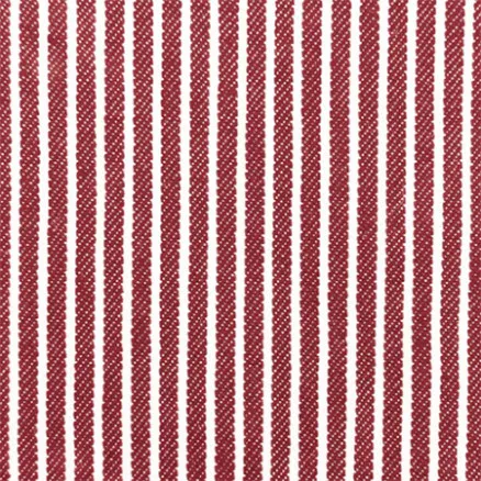 Denim fabric 145cm 015 Red Stripes - 50cm