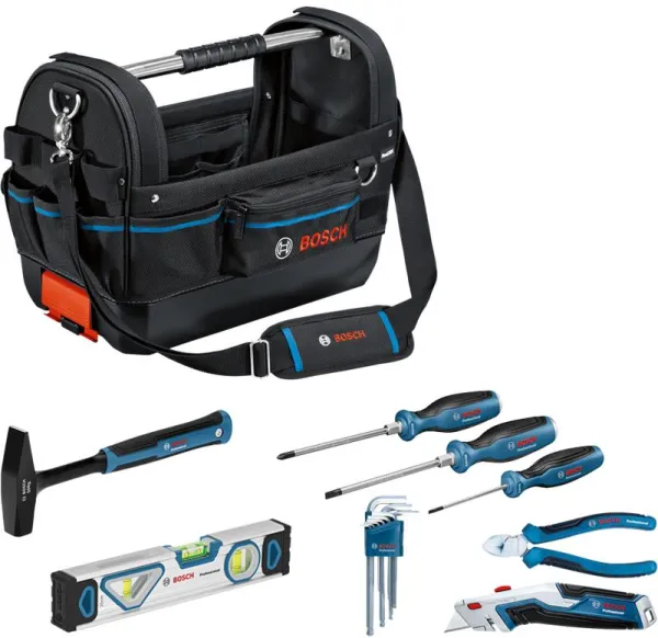 Bosch tool bag GWT 20 with 6 tools